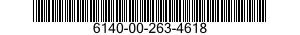 6140-00-263-4618  6140002634618 002634618