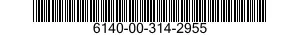6140-00-314-2955  6140003142955 003142955