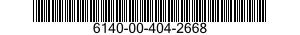 6140-00-404-2668  6140004042668 004042668