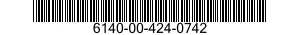 6140-00-424-0742  6140004240742 004240742