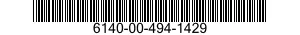 6140-00-494-1429  6140004941429 004941429