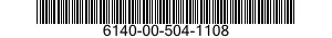 6140-00-504-1108  6140005041108 005041108