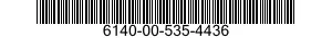 6140-00-535-4436  6140005354436 005354436