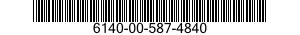 6140-00-587-4840  6140005874840 005874840