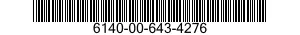 6140-00-643-4276  6140006434276 006434276