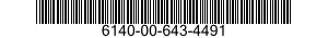 6140-00-643-4491  6140006434491 006434491
