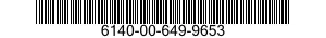 6140-00-649-9653  6140006499653 006499653