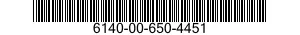 6140-00-650-4451  6140006504451 006504451