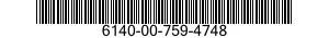 6140-00-759-4748  6140007594748 007594748