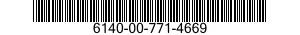 6140-00-771-4669 BATTERY,STORAGE 6140007714669 007714669