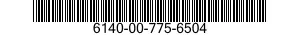 6140-00-775-6504  6140007756504 007756504