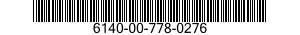 6140-00-778-0276  6140007780276 007780276
