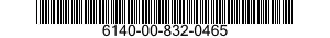 6140-00-832-0465  6140008320465 008320465