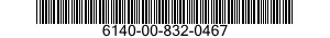 6140-00-832-0467  6140008320467 008320467