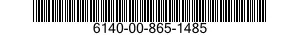 6140-00-865-1485 ELECTRODE ASSEMBLY,BATTERY 6140008651485 008651485