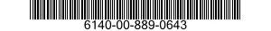 6140-00-889-0643  6140008890643 008890643