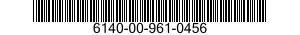 6140-00-961-0456  6140009610456 009610456