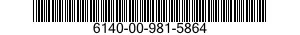 6140-00-981-5864 KIT,ELECTROLITE FILLING 6140009815864 009815864