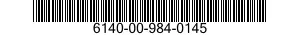 6140-00-984-0145  6140009840145 009840145