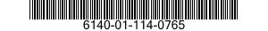 6140-01-114-0765 BATTERY,STORAGE 6140011140765 011140765