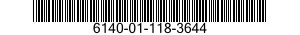 6140-01-118-3644  6140011183644 011183644