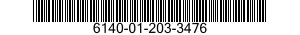 6140-01-203-3476  6140012033476 012033476
