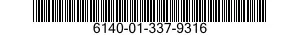 6140-01-337-9316 BATTERY ASSEMBLY 6140013379316 013379316