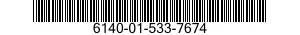 6140-01-533-7674 BATTERY,STORAGE 6140015337674 015337674