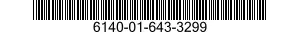 6140-01-643-3299 BATTERY,STORAGE 6140016433299 016433299