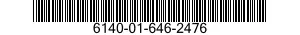 6140-01-646-2476 BATTERY ASSEMBLY 6140016462476 016462476
