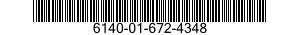 6140-01-672-4348 BATTERY,STORAGE 6140016724348 016724348