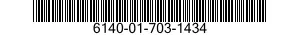 6140-01-703-1434 BATTERY,STORAGE 6140017031434 017031434
