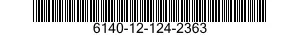 6140-12-124-2363 BATTERY,STORAGE 6140121242363 121242363