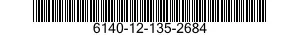 6140-12-135-2684 BATTERY,STORAGE 6140121352684 121352684