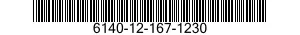 6140-12-167-1230 BATTERY,STORAGE 6140121671230 121671230