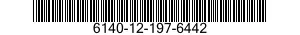 6140-12-197-6442 LEAD,STORAGE BATTERY 6140121976442 121976442