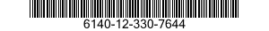 6140-12-330-7644 BATTERY,STORAGE 6140123307644 123307644