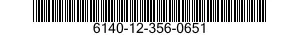 6140-12-356-0651 BATTERY,STORAGE 6140123560651 123560651