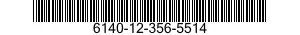 6140-12-356-5514 BATTERY,STORAGE 6140123565514 123565514