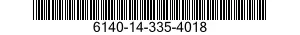 6140-14-335-4018 CELL,BATTERY 6140143354018 143354018