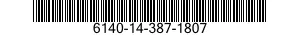 6140-14-387-1807 BATTERY,STORAGE 6140143871807 143871807