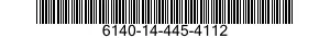 6140-14-445-4112 BATTERY,STORAGE 6140144454112 144454112
