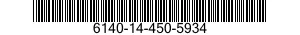 6140-14-450-5934 BATTERY,STORAGE 6140144505934 144505934