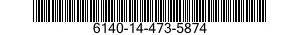 6140-14-473-5874 PARTS KIT,BATTERY 6140144735874 144735874