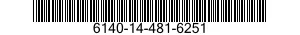 6140-14-481-6251 BATTERY,STORAGE 6140144816251 144816251