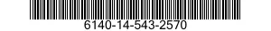 6140-14-543-2570 BATTERY,STORAGE 6140145432570 145432570