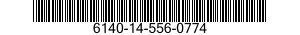 6140-14-556-0774 BATTERY,STORAGE 6140145560774 145560774