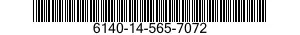 6140-14-565-7072 BATTERY,STORAGE 6140145657072 145657072