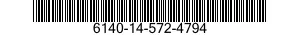 6140-14-572-4794 BATTERY,STORAGE 6140145724794 145724794