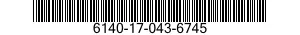 6140-17-043-6745 BATTERY,STORAGE 6140170436745 170436745